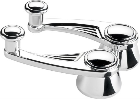 Billet Specialties Vent Window Cranks 47525 Cranks, Aluminum, Polished, 1/2 in. Round Spline, Chevy 1949-79, Crank, Pair
