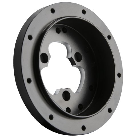 Billet Specialties Steering Wheel Quick Disconnect Components BLK31030 RACING QR STR WHL ADPT BLACK, RACING QR STR WHL ADPT BLACK