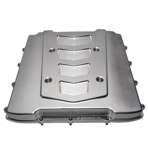 Billet Specialties Superchargers, Roots Style Components N95068 SUPERCHARGER LID GEN V LT4 ENGINES CHEVRON RAW