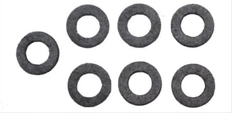 Quick Fuel Carburetor Bowl Screw Gaskets 8-40QFT Gaskets, Fiber, Set of 8