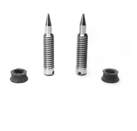 Quick Fuel Carburetor Idle Mixture Screws 15-3QFT Carb Screw, Steel, Cadmium Plated, Each
