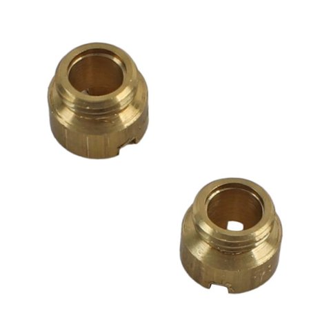 Quick Fuel Alcohol Main Jets 22-204QFT Carburetor Jets, Main, Fuel, Size 204, Hole Size .204 in., Alcohol, Pair