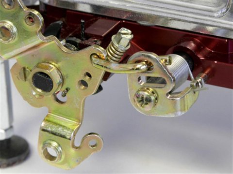 Quick Fuel Carburetor Secondary Connecting Rods 43-5QFT Carb Rods, Steel, Zinc Finish, 1:1 Link Ratio, Fuel, QFX-Series, Each
