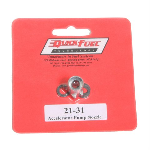 Quick Fuel Accelerator Pump Discharge Nozzles 21-31QFT Nozzle, Squirters, .031 in., Straight, Each