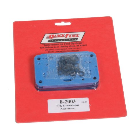 Quick Fuel Jet Change Gasket Kits 8-2003QFT Kit, Jet-Change, Blue Reusable Fiber, Holley, Fuel, 4500, QFX, Kit