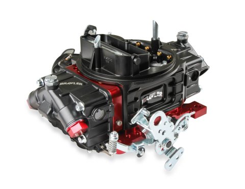 Quick Fuel Brawler Street Series 680 CFM 4-Barrel Carburetor BR-67317 Carburetor, Series, cfm, Vacuum Secondary, Electric Choke, 4-Barrel, Square Bore, Black, Red Anodized Metering Blocks, Each