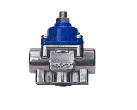 Quick Fuel Pressure Regulators 30-899QFT Regulator, 4 1/2-9 psi, Aluminum, Zinc Plated, Gasoline, Bypass, Idle Jet, Universal, Each