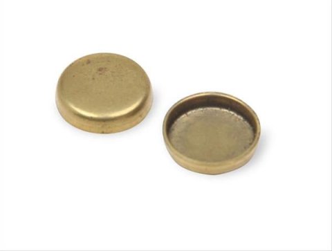 Quick Fuel Vacuum Caps 7-5QFT Caps, 3/8 in. Size, Brass, Pair