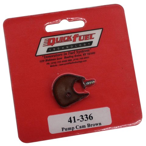 Quick Fuel Accelerator Pump Cams 41-336QFT Cam, Plastic, Brown, Each