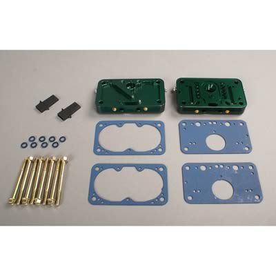 Quick Fuel E85 Billet Metering Block Conversion Kits 34-106QFT Conversion, Aluminum, Red Anodized, Fuel, 4150, Kit