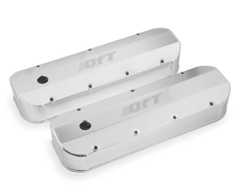 Quick Fuel Fabricated Valve Covers 128-22QFT Cover, Billet Aluminum, Fabricated, Chevrolet, Big Block, Pair