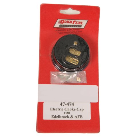 Quick Fuel Electric Choke Caps 47-474QFT Cap, Kit Component, Electric, Edelbrock, AFB, Each