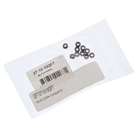Quick Fuel Idle Mixture Screw Seals 27-10-10QFT Seals, Cork, Set of 10