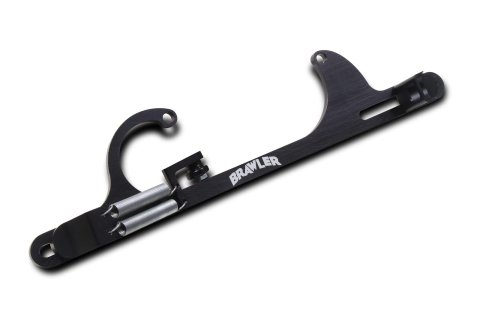 Quick Fuel Billet Aluminum Throttle Cable Brackets BR-66001 Bracket, Aluminum, Black Anodized, Brawler, 4150/4160, GM Cable. Each