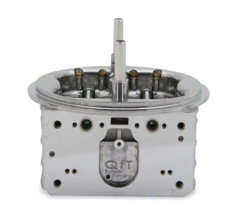 Quick Fuel Main Bodies BR-67100 Carburetor Bodies, Aluminum, Shiny, Down-leg, Brass Jets, Brawler Series with Mechanical Secondary Rated At 750 cfm, Fuel, Kit