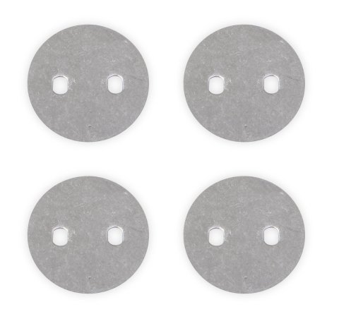 Quick Fuel Carburetor Throttle Plates 9-172QFT Plates, Steel, 1 11/16 in. Diameter, 0.040 in, Thick, Set of 4