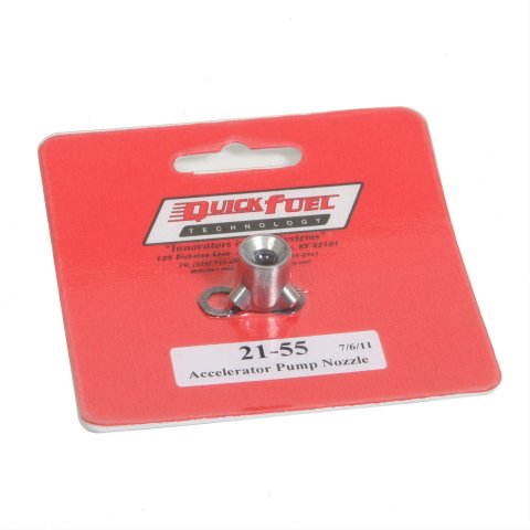 Quick Fuel Accelerator Pump Discharge Nozzles 21-55QFT Nozzle, Squirters, .055 in., Straight, Each