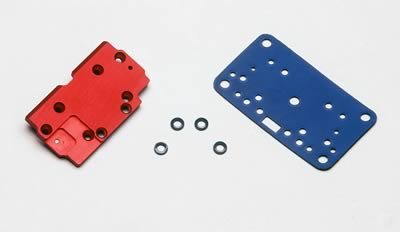 Quick Fuel Billet Secondary Plate Conversion Kits Plates 34-3QFT Metering Block, Conversion, Aluminum, Dual Inlet, Center Pivot Carburetor, Holley, Kit