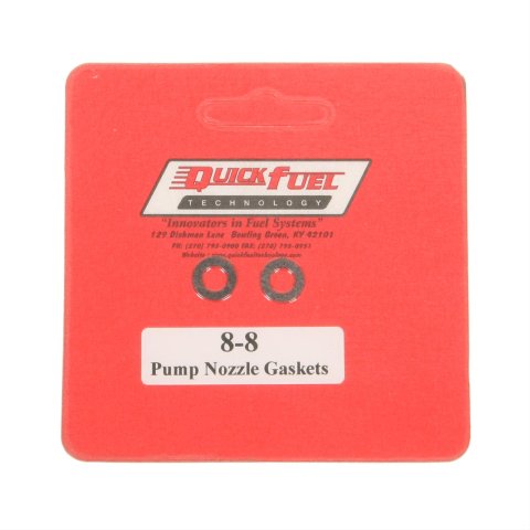 Quick Fuel Accelerator Pump Discharge Nozzle Gaskets 8-8QFT Gaskets, Paper, Pair
