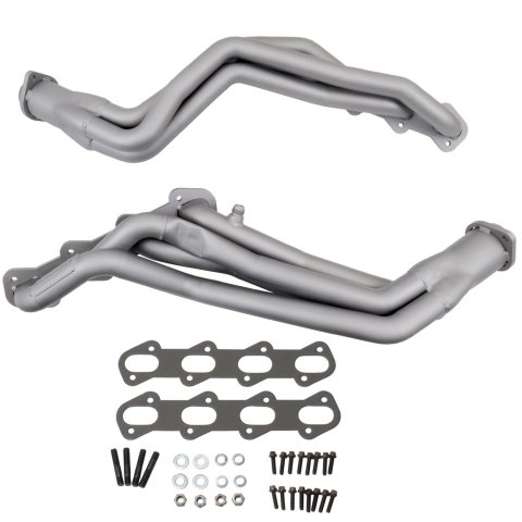 BBK Full-Length Headers 1533 Headers, Long Tube, Steel, Titanium Ceramic Coated, Ford, 4.6L DOHC, Pair