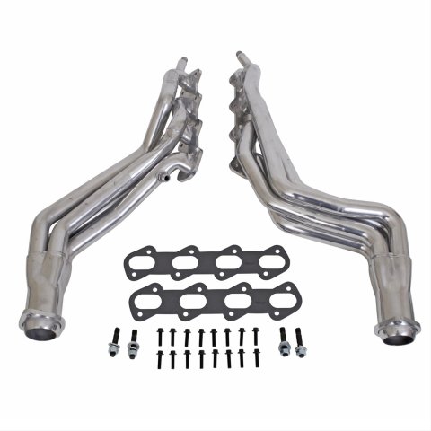 BBK Full-Length Headers 15320 Headers, Long Tube, Steel, Ceramic Coated, Ford, 4.6L, DOHC, Pair