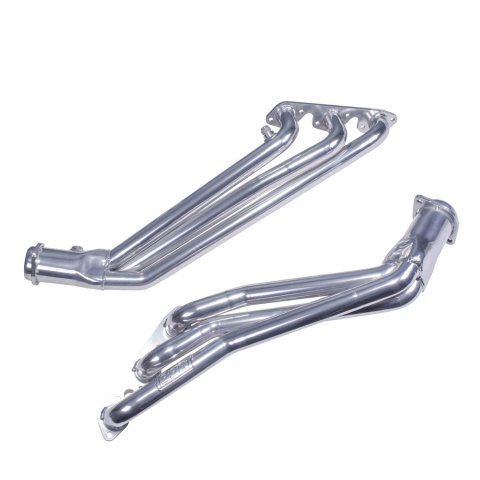 BBK Full-Length Headers 16390 Headers, Long Tube, Steel, Polished ceramic coated, Ford, Mustang, V6, Pair