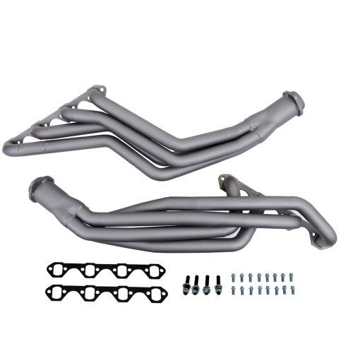 BBK Full-Length Headers 1516 Headers, Long Tube, Steel, Titanium, Ford, 5.0L, Pair