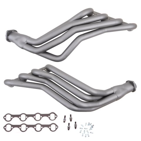 BBK Mustang 351W Swap Headers 1569 Headers, Engine Swap, Long Tube, Steel, Titanium Ceramic, Ford, Mercury, 5.8L, 351W, Pair