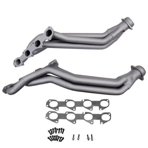 BBK Full-Length Headers 1648 Headers, Long Tube, Steel, Titanium Ceramic, Chrysler, Dodge, Pair