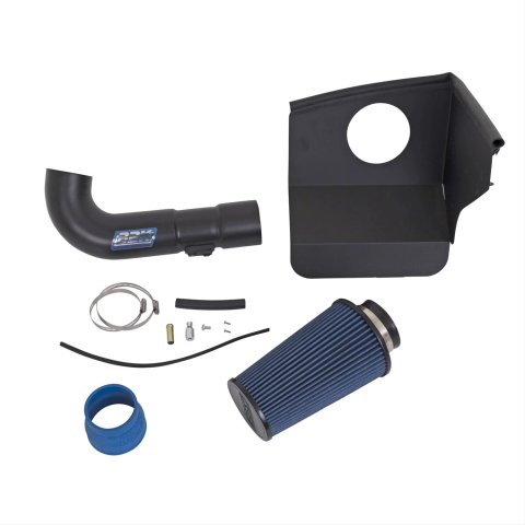BBK Blackout Series Cold Air Intake Systems for 2012-2015 CAMARO - 18355 Intake, Air, Blue Filter, Black Powdercoated Steel Tube, Chevy, 3.6L, Kit