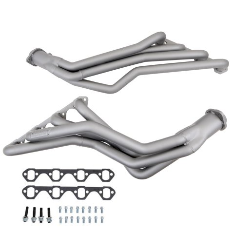 BBK Full-Length Headers 1531 Headers, Equal Length, Long Tube, Steel, Titanium Ceramic Coated, Ford, 5.0L, Pair