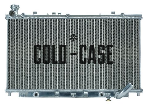 Cold Case Performance Aluminum Radiators LMC100A Radiator, Performance, Aluminum, Polished, Crossflow, 2 Row, Transmission Cooler, Chevrolet, Each