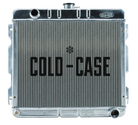 Cold Case Performance Aluminum Radiators for 1971-1972 VALIANT, DUSTER, 1970-1972 DART - MOP755 Radiator, Performance, Aluminum, Polished, Downflow, 2 Row, Dodge, Plymouth, Small Block, Each