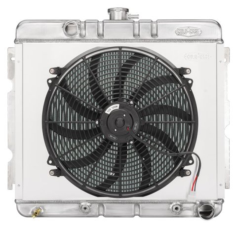 Cold Case Performance Aluminum Radiators for 1967-1969 BARRACUDA, DART, VALIANT - MOP756A-7K Radiator, Aluminum, Crossflow, Fans, Auto, Dodge, Plymouth, Kit