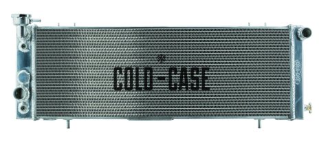 Cold Case Performance Aluminum Radiators for 1991-2001 CHEROKEE - MOJ994A Radiator, Performance, Aluminum, Polished, Crossflow, 2 Row, Transmission Cooler, Jeep, Cherokee, Each