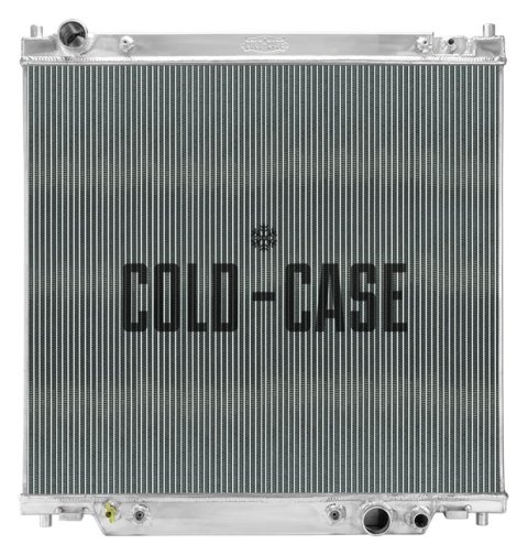 Cold Case Performance Aluminum Radiators for 1999-2003 F-250 SUPER DUTY, F-350 DUTY - FOT581A Radiator, Performance, Aluminum, Polished, Downflow, 2 Row, Ford, Each