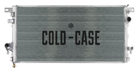 Cold Case Performance Aluminum Radiators FOT593 Radiator, Performance, Aluminum, Polished, Crossflow, 2 Row, Ford, Each