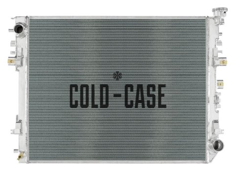 Cold Case Performance Aluminum Radiators for 2011-2018 1500, 2019-2020 1500 CLASSIC, 2009-2010 RAM - MOT567A Radiator, Performance, Crossflow, Aluminum, Polished, 2-row, Transmission Cooler, Dodge, Ram, Each