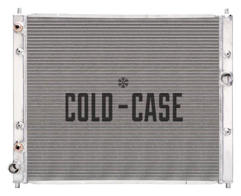 Cold Case Performance Aluminum Radiators CHD927A Radiator, Performance, Aluminum, Polished, Crossflow, 2 Row, Cadillac, Each