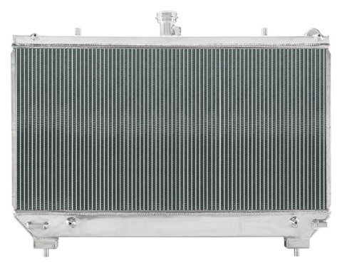 Cold Case Performance Aluminum Radiators LMC110A Radiator, Performance, Aluminum, Polished, Downflow, 2 Row, Chevrolet, Each