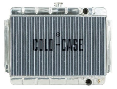 Cold Case Performance Aluminum Radiators for 1964-1965 CHEVELLE, EL CAMINO - CHE541 Radiator, Performance, Aluminum, Polished, Downflow, 2 Row, Chevy, Each