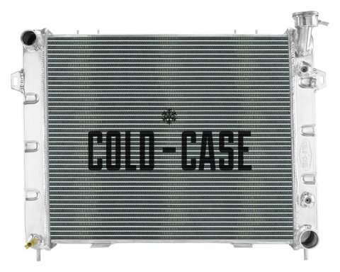Cold Case Performance Aluminum Radiators MOJ997A Radiator, Performance, Aluminum, Polished, Crossflow, 2 Row, Transmission Cooler, Jeep, ZJ, Each