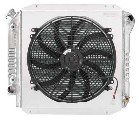 Cold Case Performance Aluminum Radiators for 1966-1977 BRONCO - FOT574A-5K Radiator, Aluminum, Crossflow, Fans, Ford, Each