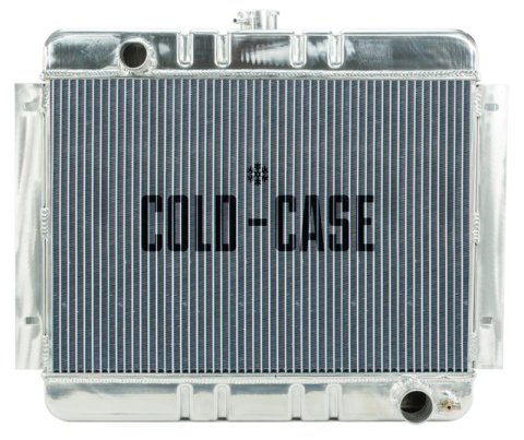Cold Case Performance Aluminum Radiators for 1962-1967 CHEVY II - CHN540 Radiator, Performance, Aluminum, Polished, Downflow, 2 Row, Chevy, Nova, Each