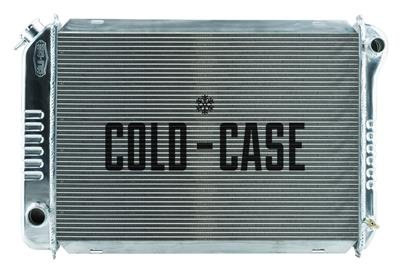 Cold Case Performance Aluminum Radiators for 1987-1993 MUSTANG - LMM570 Radiator, Performance, Aluminum, Polished, Crossflow, 2 Row, Ford, Mustang, Each