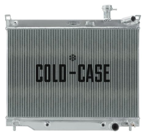 Cold Case Performance Aluminum Radiators GMT573A Radiator, Performance, Aluminum, Polished, Downflow, 2 Row, Transmission Cooler, Chevy, Each
