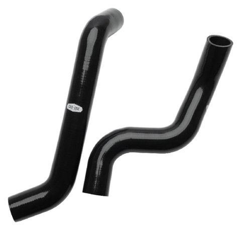 Cold Case Silicone Hose Kits HMOP034 Radiator Kits, Silicone, Black, Upper and Lower Hose, Jeep, Kit