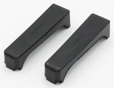 Cold Case Radiator Mounting Insulators IGM01 Support Bushings, Insulators, Rubber, Black, Pontiac, Pair