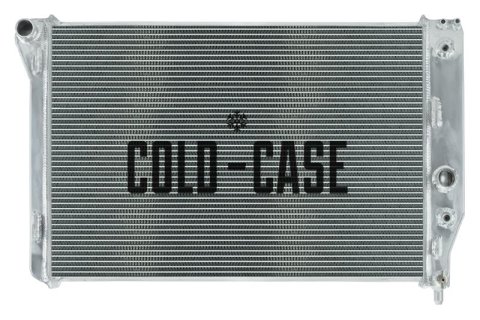 Cold Case Performance Aluminum Radiators CHV720A Radiator, Performance, Aluminum, Polished, Crossflow, 2 Row, Transmission Cooler, Chevrolet, Each