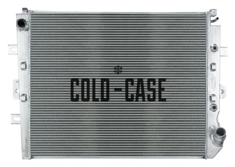 Cold Case Performance Aluminum Radiators GMT576A Radiator, Performance, Aluminum, Polished, Crossflow, 2 Row, Chevy, GMC, Duramax, Each